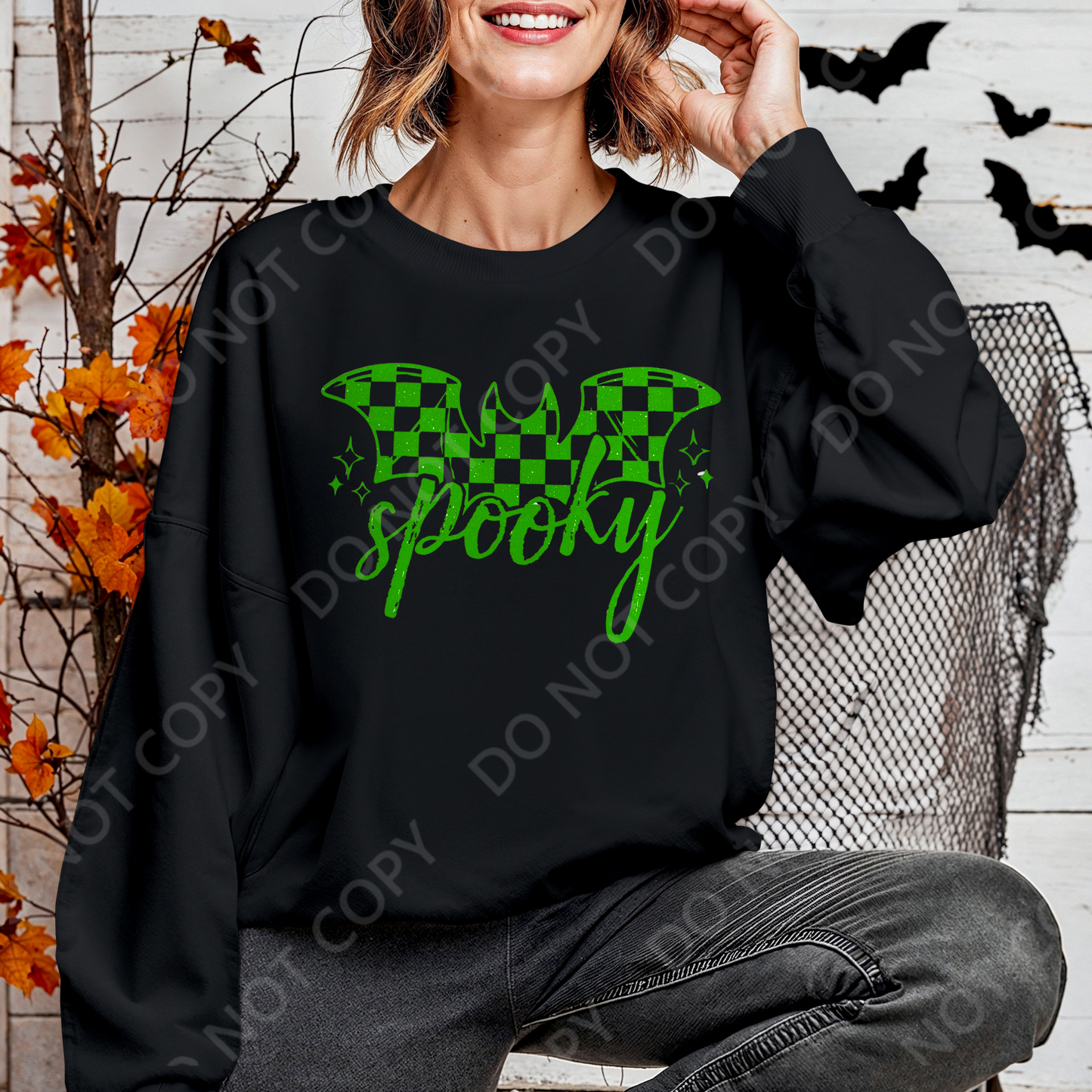 GREEN BAT (Halloween)