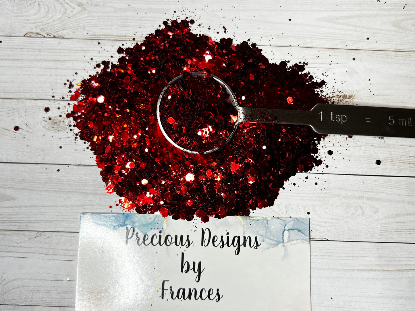 Velvet Red Glitter